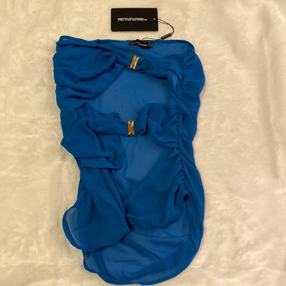 ‼️SALE‼️Pretty little thing chiffon beach skirt NWT - Picture 2 of 3